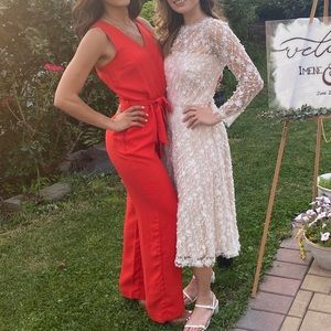 Banana Republic Coral Jumpsuit